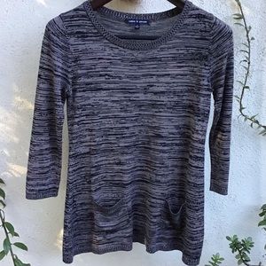 cable & Gauge 3/4 sleeve top with pockets size S